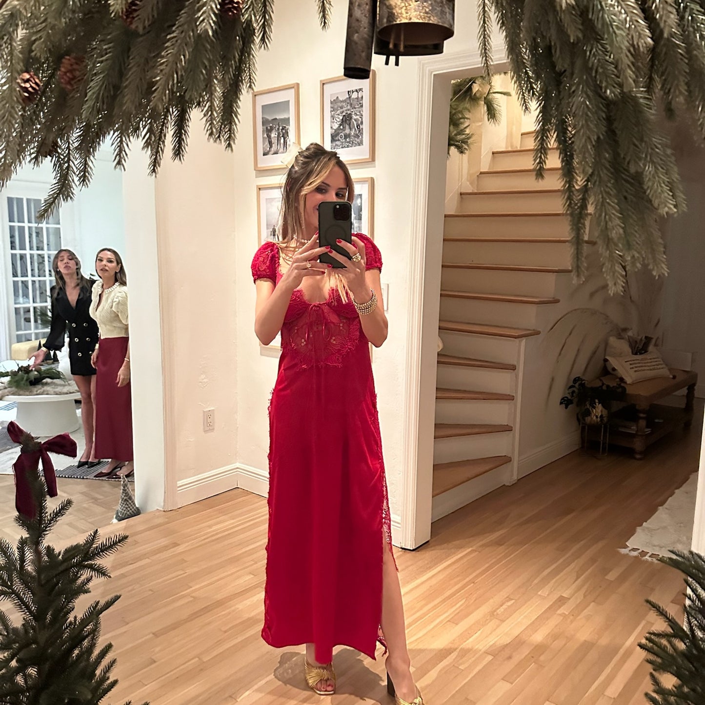 For Love & Lemons Casey Maxi Dress